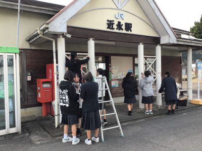 駅飾り付け３