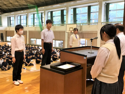 賞状伝達１